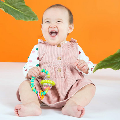 BRIGHT STARTS Soothers & Shakers σετ παιχνιδιών για μωρά 7 τεμάχια 6 μηνών+