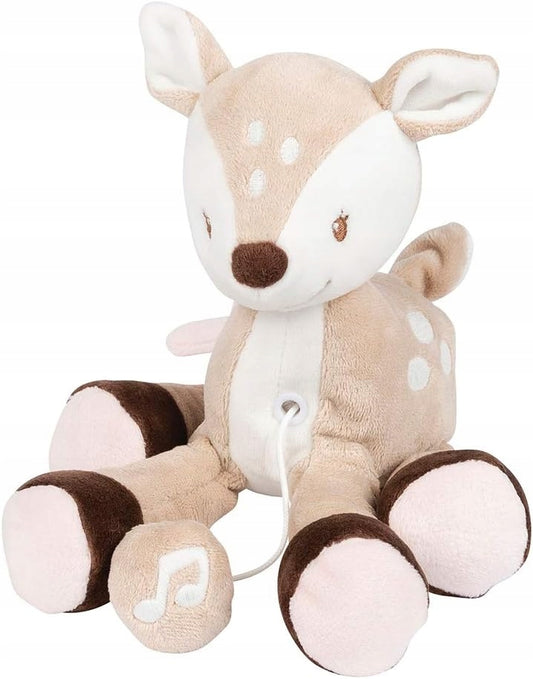 NATTOU plyšová hračka s hracím strojčekom La-Le-Lu JELENČEK FANNY 18 cm