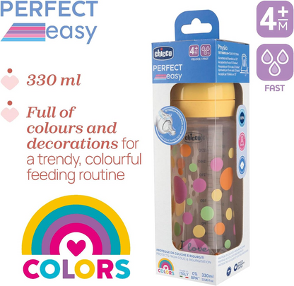 CHICCO μπιμπερό Perfect Easy 4 μηνών+ 300 ml