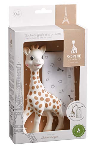 Sophie la Giraffe μασητικό + σακουλάκι αποθήκευσης