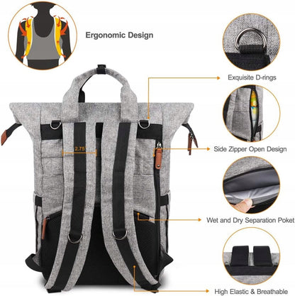 HAFMALL rucsac geantă pentru scutece și accesorii