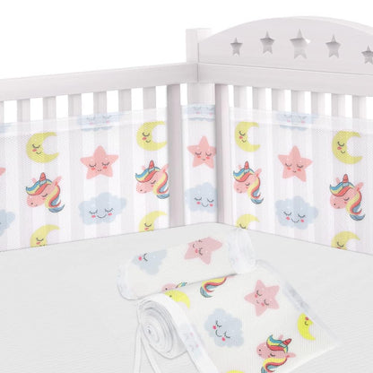 VICLOON mesh crib bumper