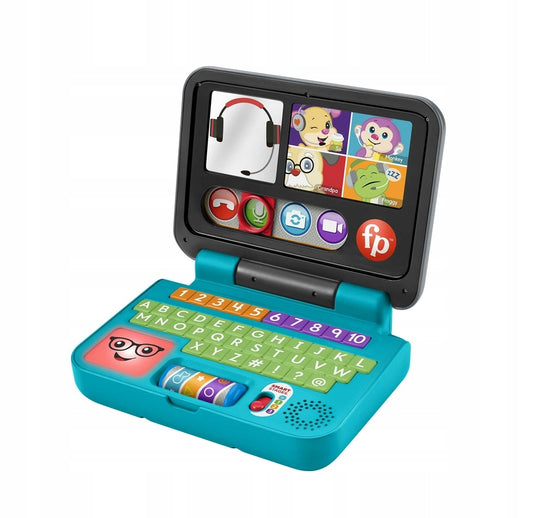 FISHER-PRICE laptop interactiv LIMBA GERMANĂ 6m+