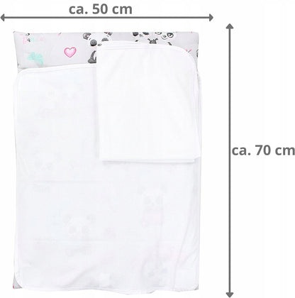 TUPTAM saltea moale de înfășat cu huse x2, 75x50 cm