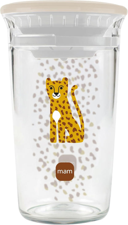 MAM Easy to Drink Cup εκπαιδευτικό ποτηράκι με στόμιο 360° 290 ml 8 m+ ΛΕΟΠΑΡΔΑΛΗ