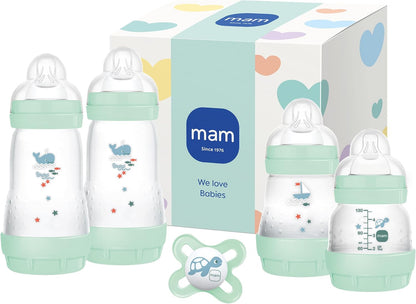 MAM Easy Start Flaschenset für Neugeborene Anti-Colic 5-teilig.