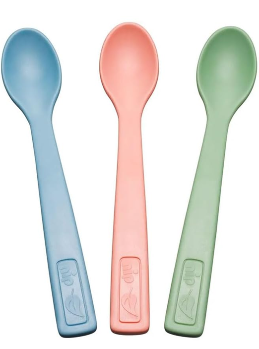 NIP Eat Green zestaw łyżeczek 3 sztuki 14 cm 4 m+