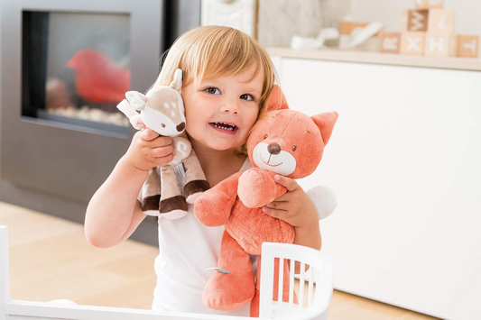 NATTOU Plüschtier Kuscheltier BÄR OSCAR 28 cm