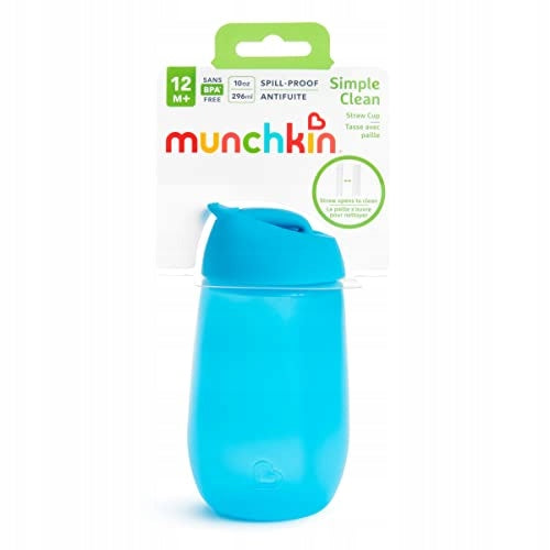 MUNCHKIN SIMPLE CLEAN Kelímek se slámkou 296 ml 12 měsíců+