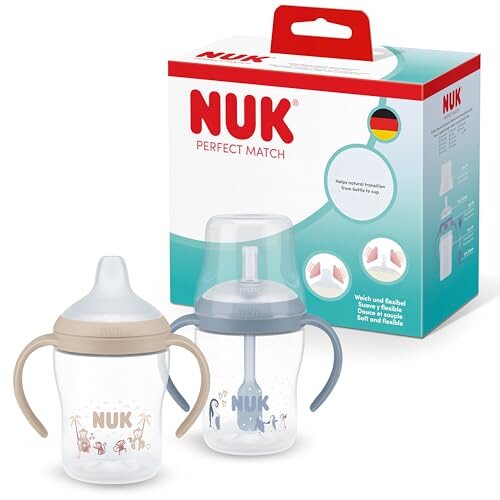 NUK Perfect Match gobelets avec paille 2x150 ml 6+
