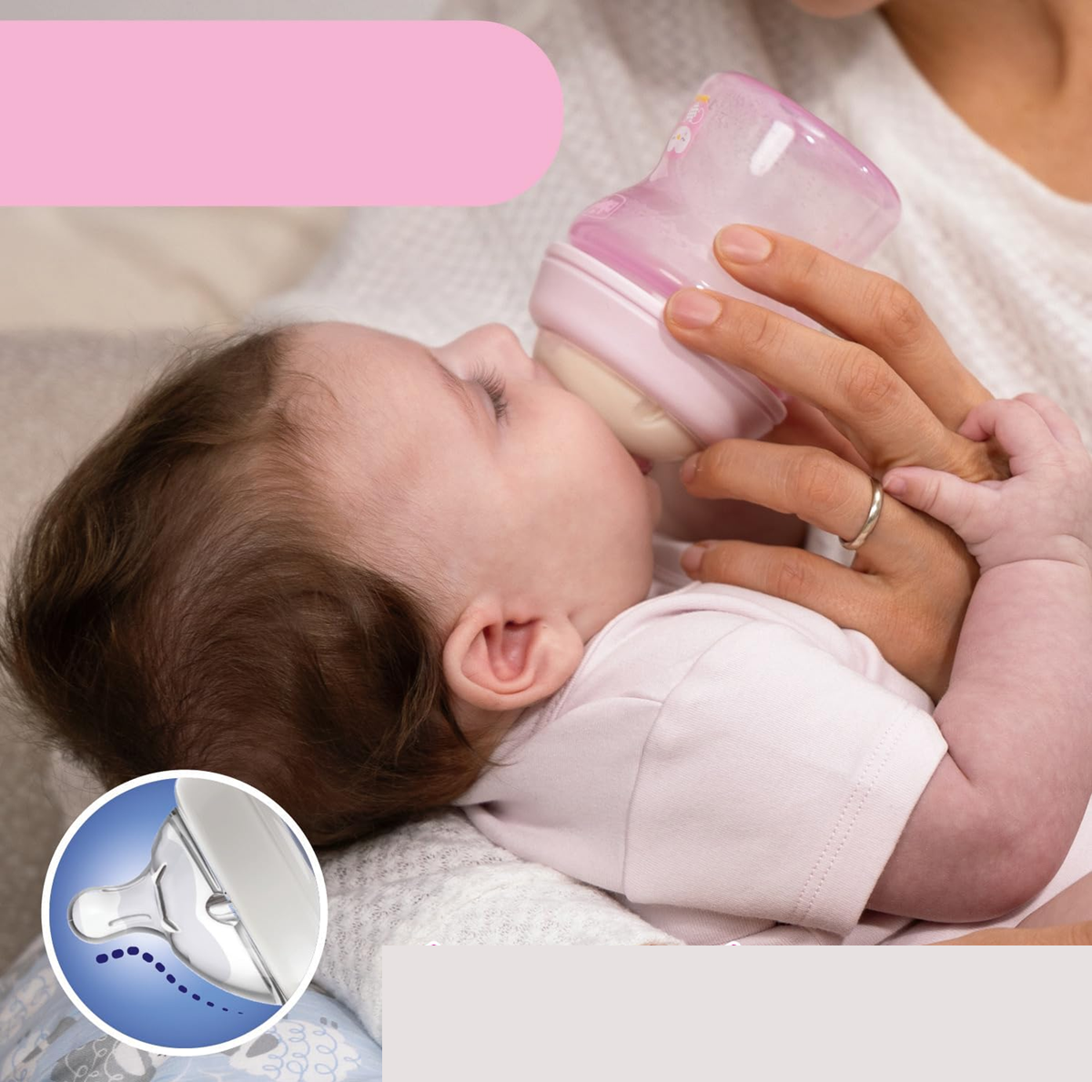 CHICCO NaturalFeeling μπιμπερό 150 ml 0+ αργή ροή