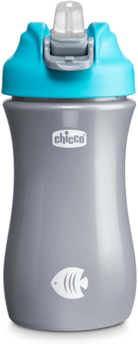 CHICCO Pop-up Cup drinkbeker met tuit en rietje 350 ml 2 jaar+