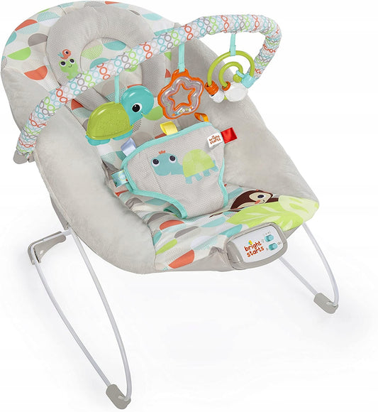 BRIGHT STARTS Happy Safari sdraietta con vibrazioni e melodia
