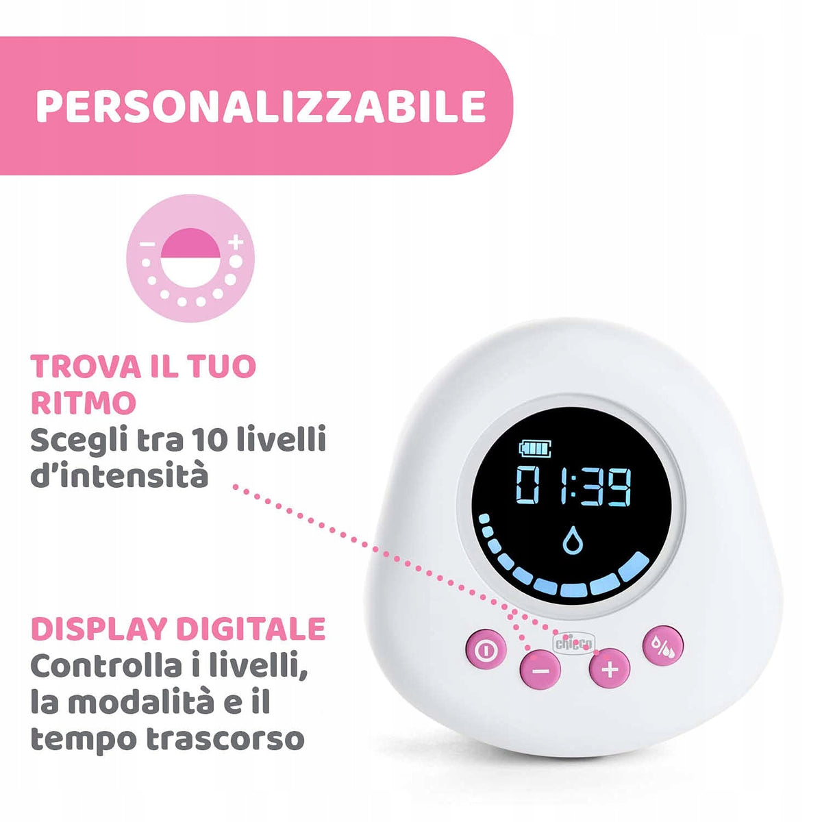 CHICCO NaturallyMe ΗΛΕΚΤΡΙΚΟ ΘΗΛΑΣΤΡΟ
