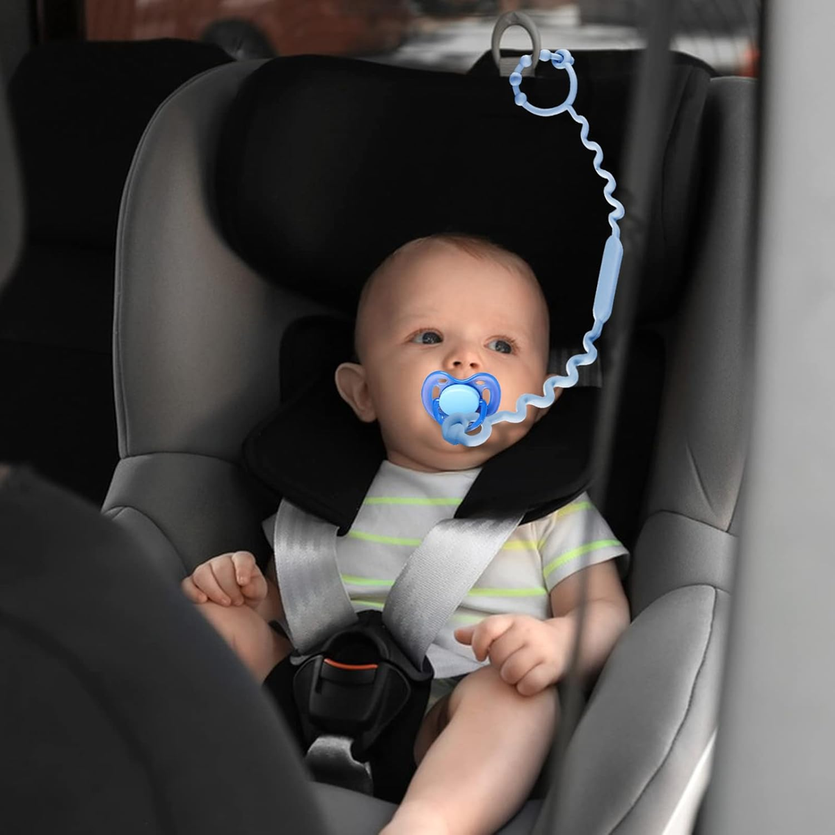 STRAPS FOR BABY θήκη σιλικόνης για πιπίλες, οδοντοφυΐα και παιχνίδια 30 cm