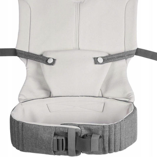 CHICCO Myamaki nosidełko ergonomiczne do 15kg, szare nosidło dla niemowląt z miękkich tkanin