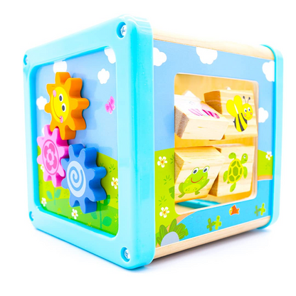 LOTTI & WILL Play Cube ξύλινος πολυκύβος παιχνιδιών 18μ+