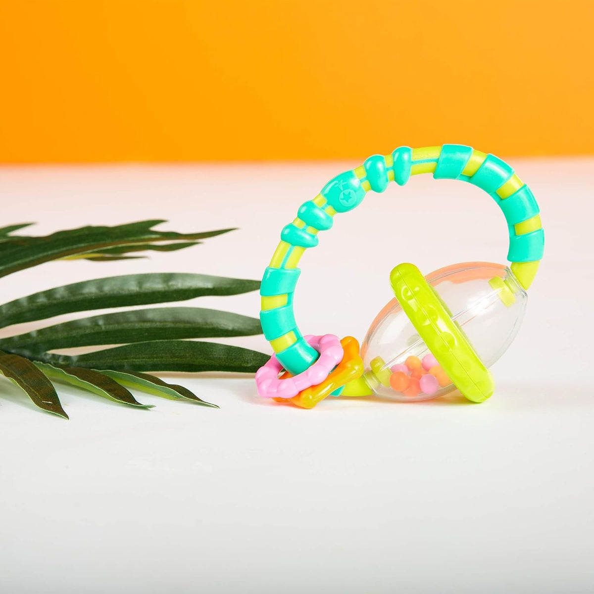 BRIGHT STARTS Grab&Spin rattle gripper