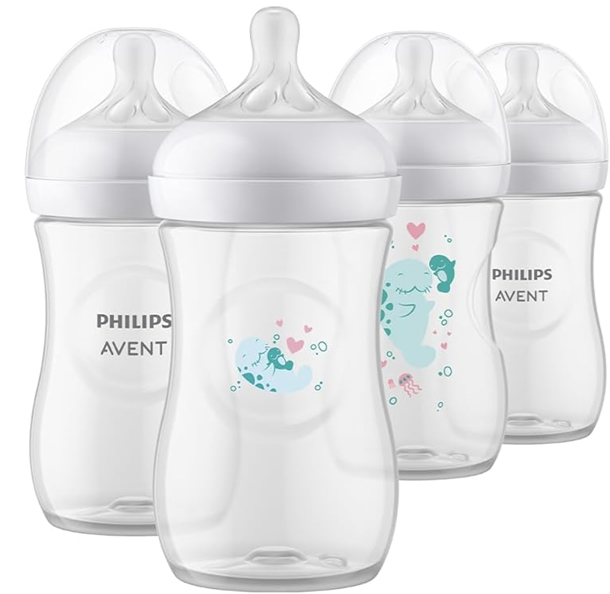 PHILIPS AVENT Natural RESPONSE Μπιμπερό 260 ml 1 μηνών+ 4 τεμ.