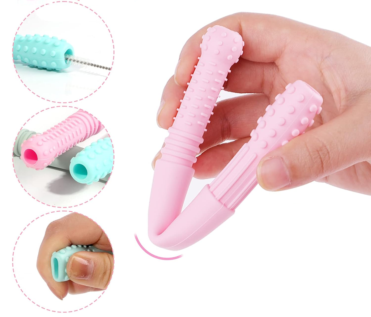HOPTON teething tubes 3 pieces + brush