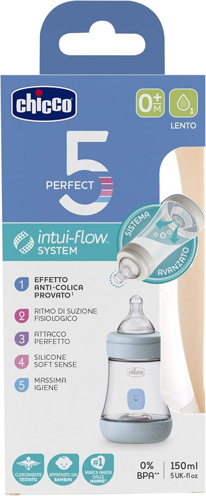 CHICCO μπιμπερό Perfect5 0 μηνών+ 150 ml