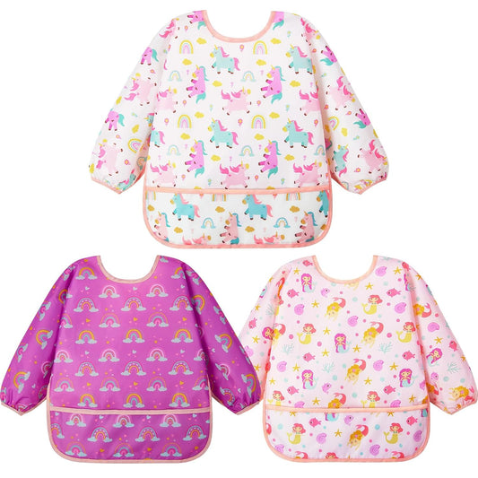 LICTIN Lätzchen mit Auffangschale 6-24 m x3