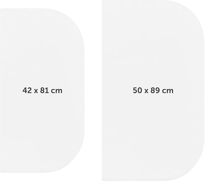 LALENI cearșaf cu elastic pentru leagăn 42x81, 2 buc.