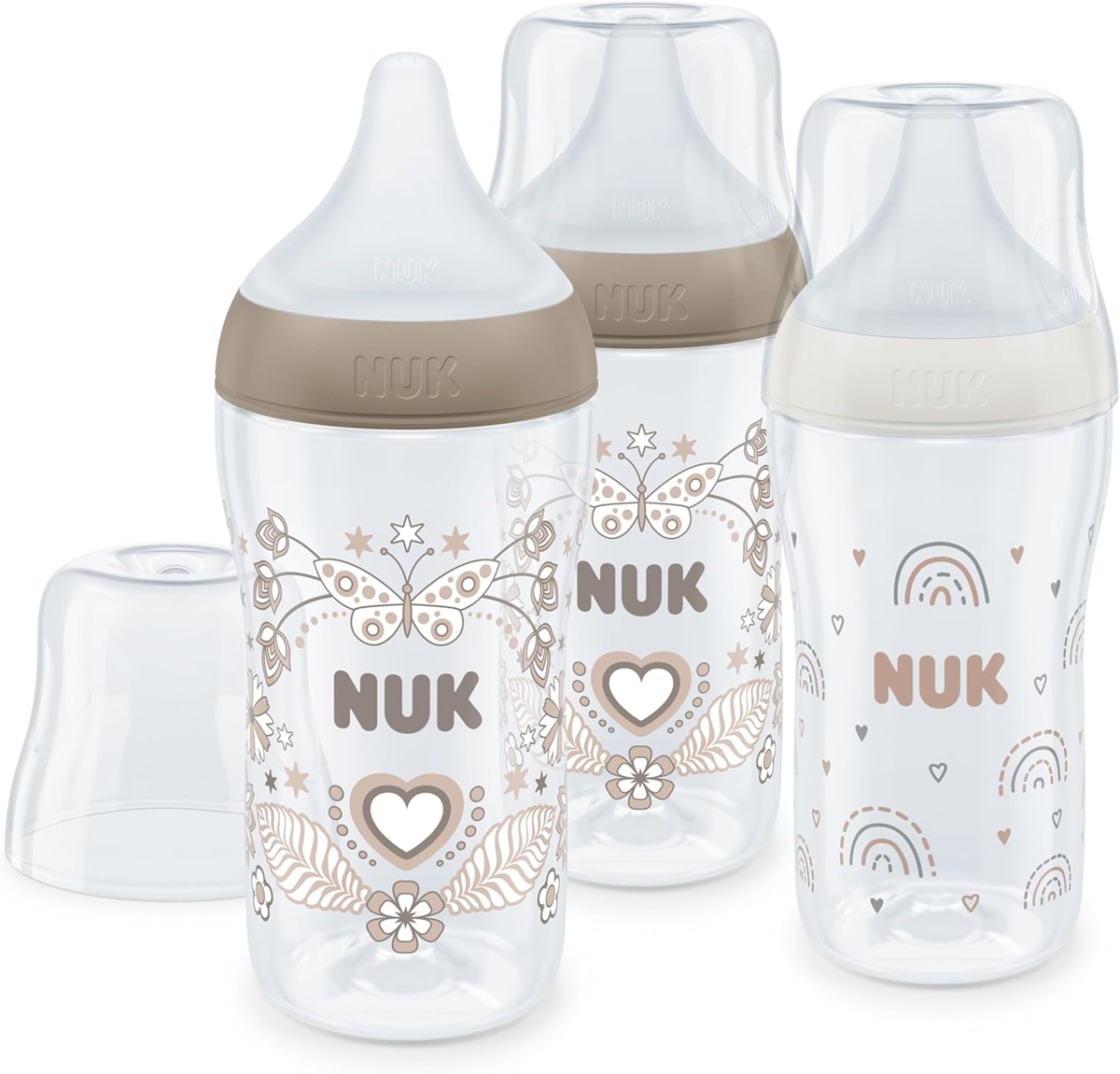 NUK Perfect Match Starterset Μπιμπερό 260 ml 3 τεμ.