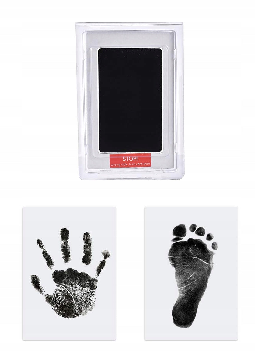 NABANCE BABY tusz i 2 arkusze do odcisków dłoni, stóp 9,9 x 14,5 cm 1szt. zestaw do odcisków dziecka