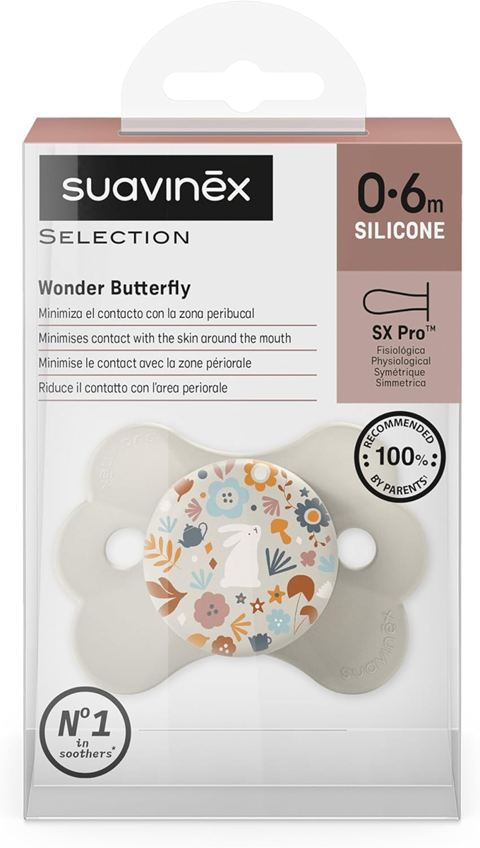 SUAVINEX πιπίλα SELECTION SX PRO σιλικόνης 0-6 μηνών