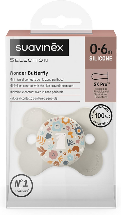 SUAVINEX πιπίλα SELECTION SX PRO σιλικόνης 0-6 μηνών