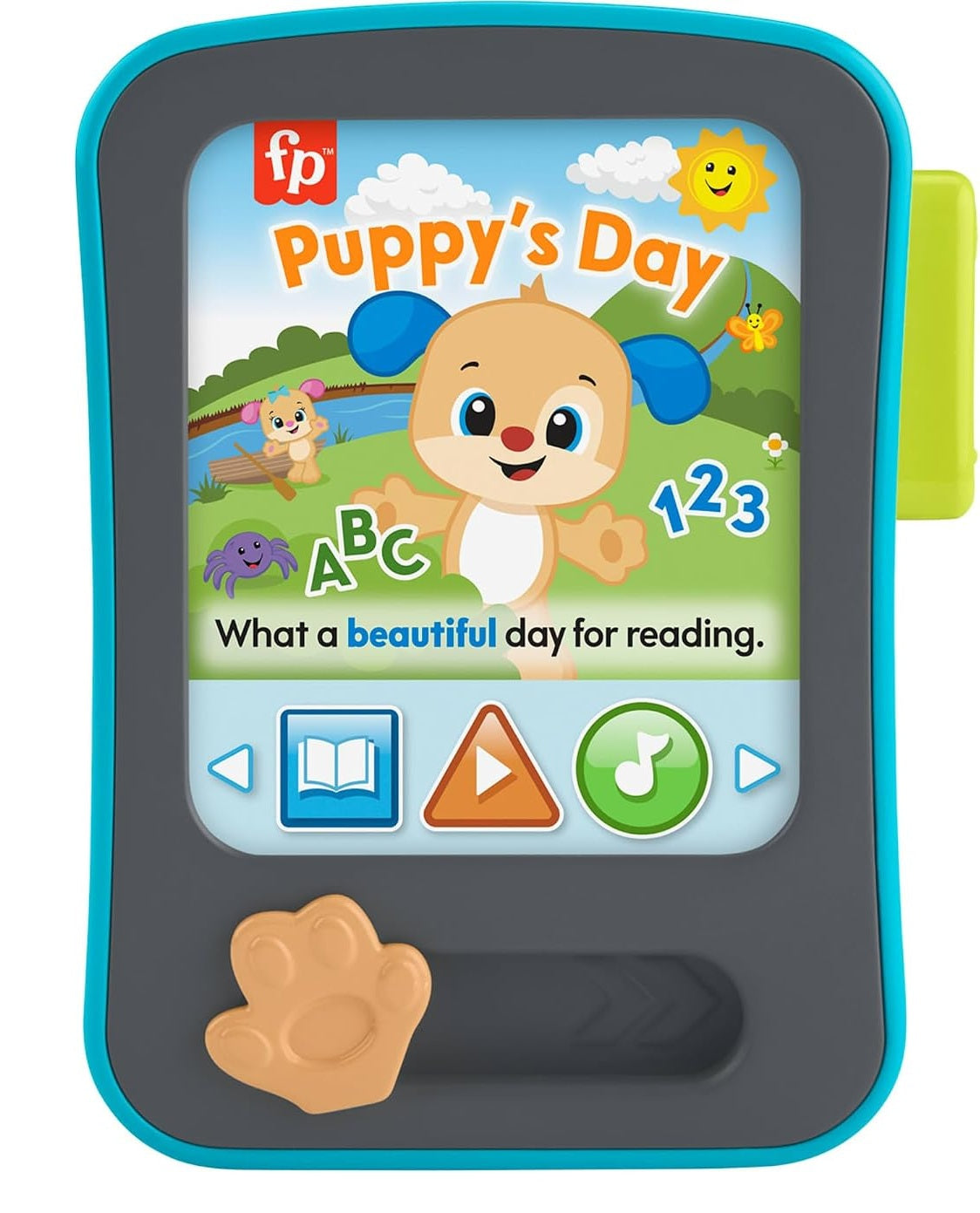 FISHER-PRICE JFK28 συσκευή ανάγνωσης ιστοριών για το κουταβάκι-μαθήτρια σε 3 γλώσσες