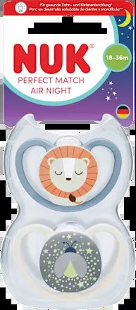 NUK Perfect Match Air Night Schnuller 18–36 Mon.