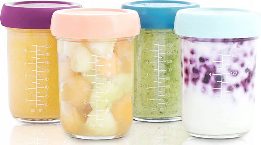 BABYMOOV Babybols Behälter aus GLAS 4x220ml