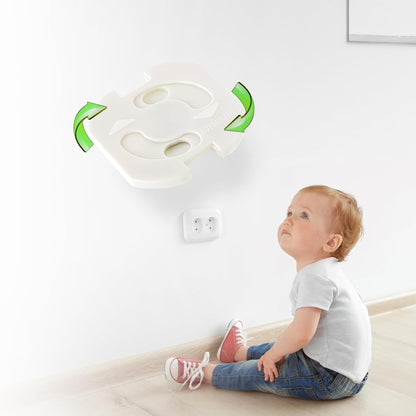 BIGtec child safety covers for electrical outlets, 10 pieces