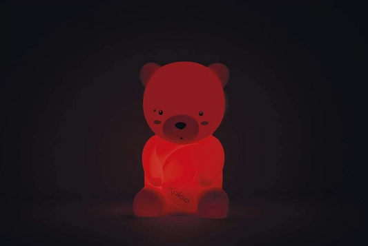 KALOO σιλικονούχο νυχτερινό φωτάκι LED 3 χρώματα 18 cm ΑΡΚΟΥΔΑΚΙ – φωτογραφία προϊόντος 2