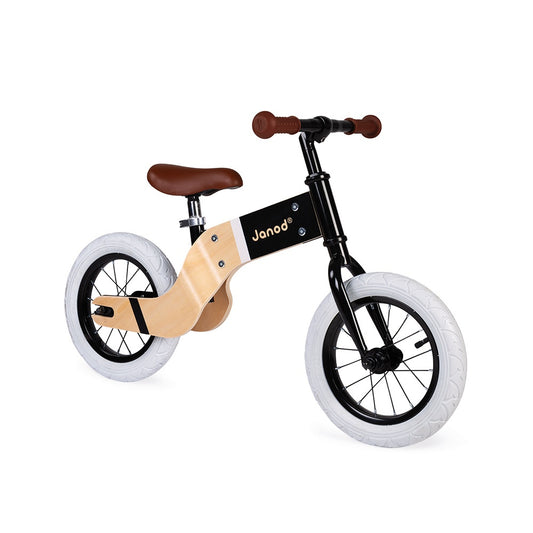 JANOD Bikloon Deluxe bicicletă de echilibru din lemn 12" șa 40-46 cm