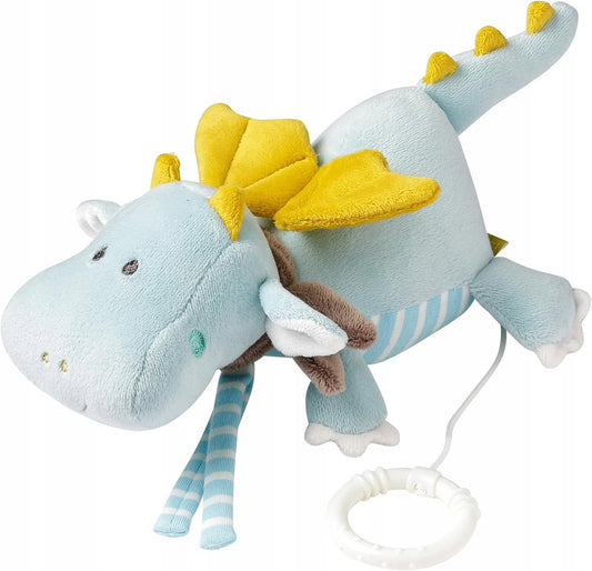 FEHN Pequeño castillo colgante con caja de música DRAGÓN 19 cm
