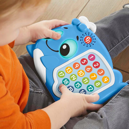 FISHER-PRICE interaktywny WIELORYB światła 120 melodii zdań J. NIEMIECKI