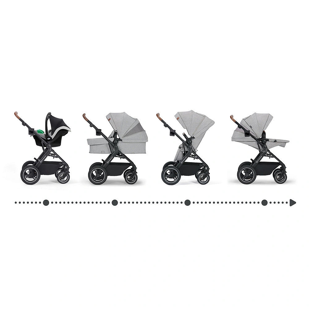 KINDERKRAFT B-TOUR 3 σε 1 πολυλειτουργικό καρότσι έως 22kg + κάθισμα MINK PRO