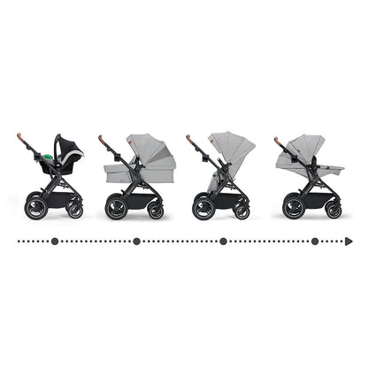 KINDERKRAFT B-TOUR 3 σε 1 πολυλειτουργικό καρότσι έως 22kg + κάθισμα MINK PRO