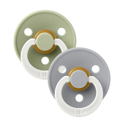 BIBS Colour Glow καουτσουκένια πιπίλα που φωσφορίζει 0-6m