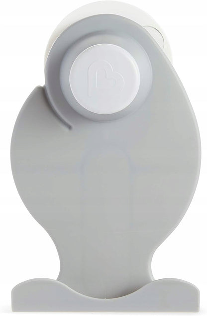 MUNCHKIN Super Scoop organizer siatka do kąpieli z przyssawką, organizer na zabawki kąpielowe BPA-free, szary