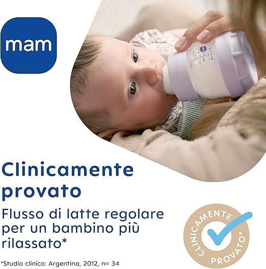 MAM Easy Start Flaschenset für Neugeborene Anti-Colic 5-teilig.