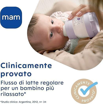 MAM Easy Start Flaschenset für Neugeborene Anti-Colic 5-teilig.