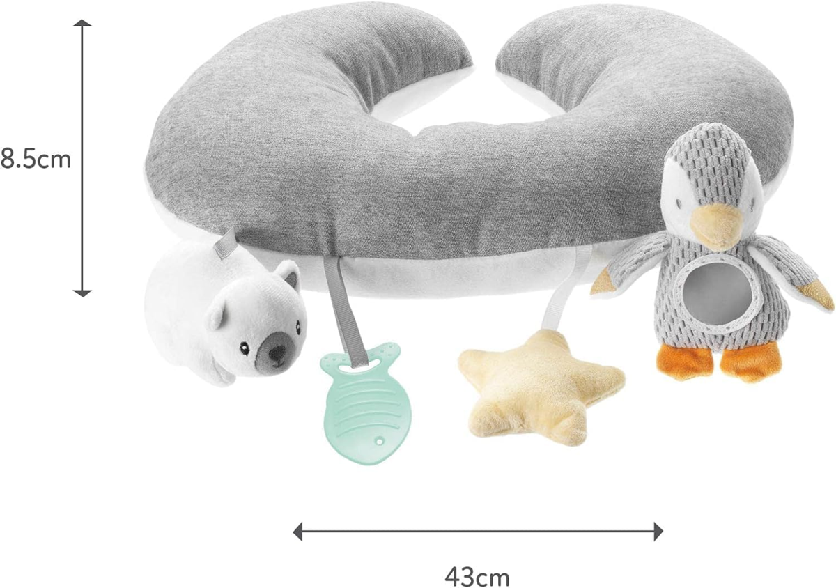 NUBY μαξιλάρι για παιχνίδι μπρούμυτα με παιχνίδια