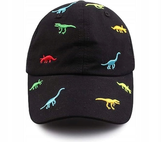 DINOZAURY cappellino estivo regolabile con visiera 2-6 anni