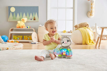 FISHER-PRICE interaktywny LENIWIEC j. angielski – kolorowa zabawka Linkimals dla niemowląt