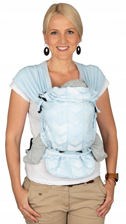 HOPPEDIZ hop-tye buckle ergonomic baby carrier 0–30 months