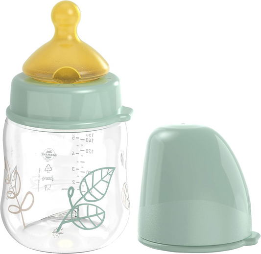 NIP Cherry Green μπιμπερό με λατέξ θηλή μέγεθος S 150 ml